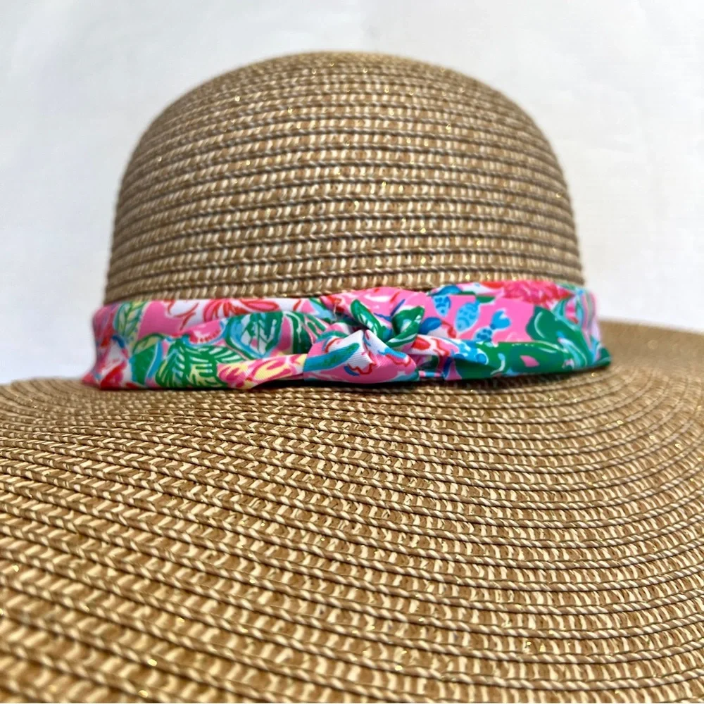 Lilly Pulitzer straw hat Journey to the Jungle